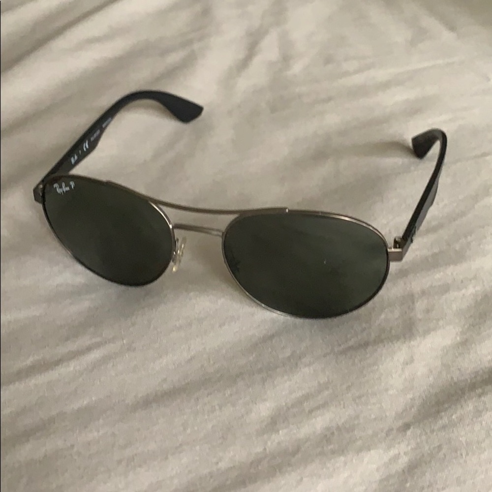 Ray-Ban RB3523 Black Polarized Sunglasses - Picture 4 of 11